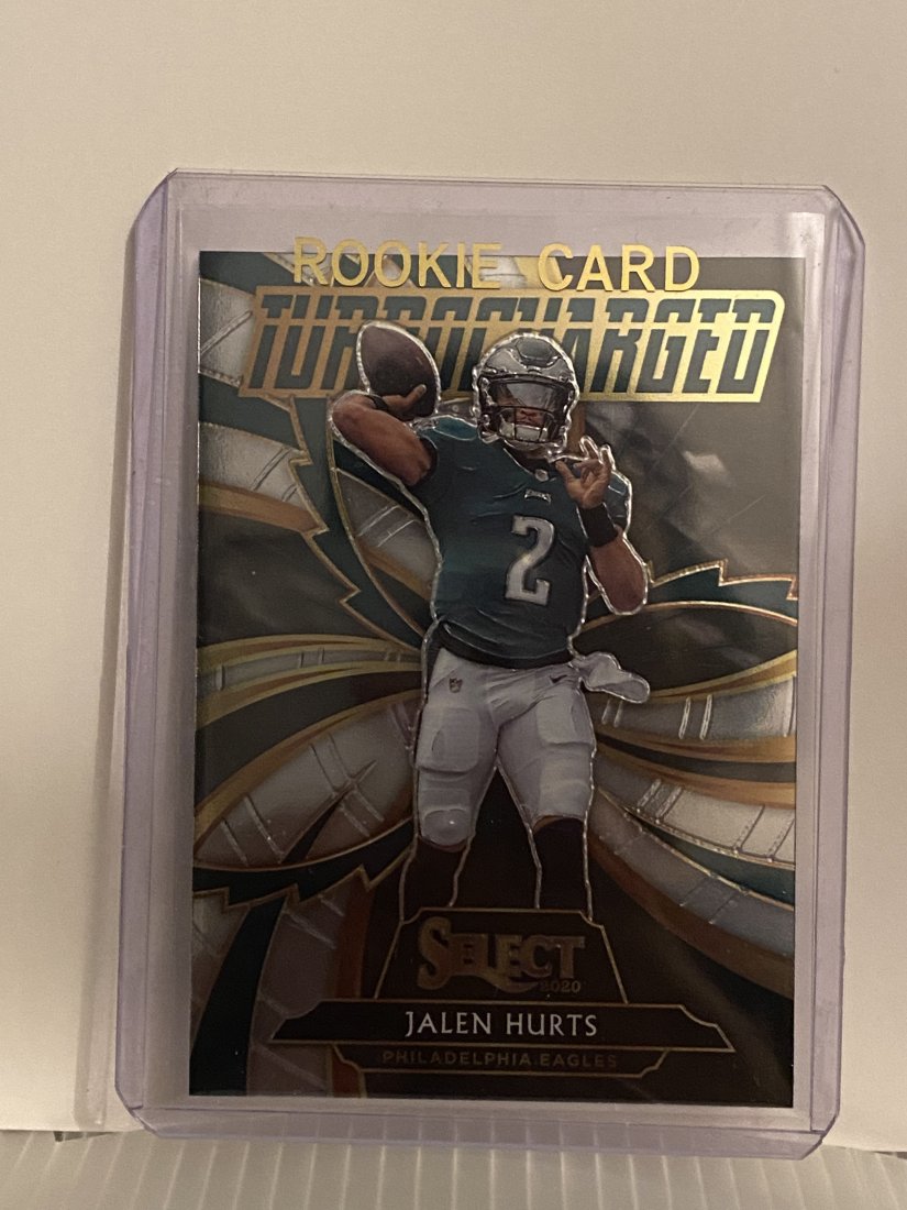 2020 Panini Select Turbocharged Jalen Hurts RC (1 of 2)