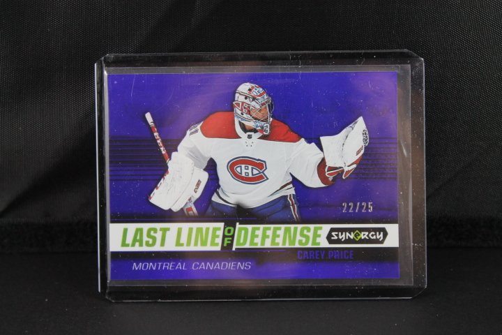 2018/19 UD Synergy Last Line Of Defence Carey Price (1 of 2)