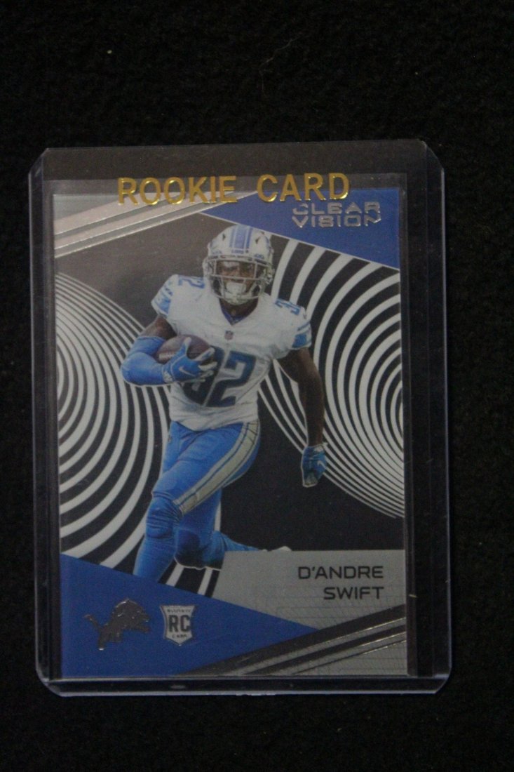 2020 Panini Chronicles Clear Vision D'Andre Swift RC (1 of 1)