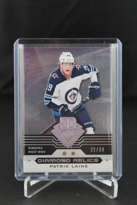 18-19 UD SYNERGY DIAMONDS RELICS PATRIK LAINE #21 / 30 (1 of 2)