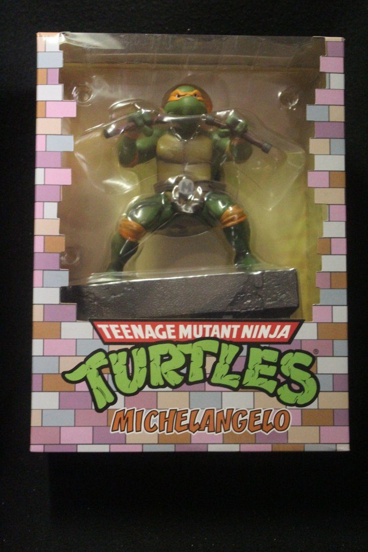TMNT Michaelangelo 10 Inch PVC Statue Pop Culture Shock (1 of 1)