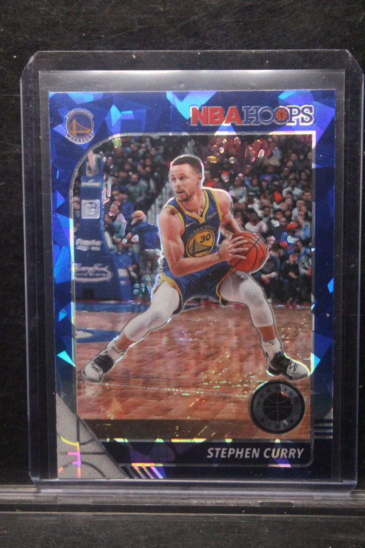 19-20 NBA HOOPS STEPEN CURRY CRACKED ICE BLUE (1 of 2)