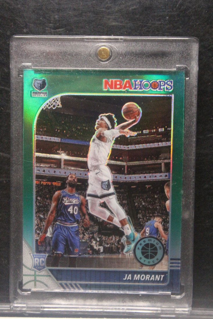 19-20 HOOPS PREMIUM JA MORANT RC GREEN PRIZM (1 of 2)