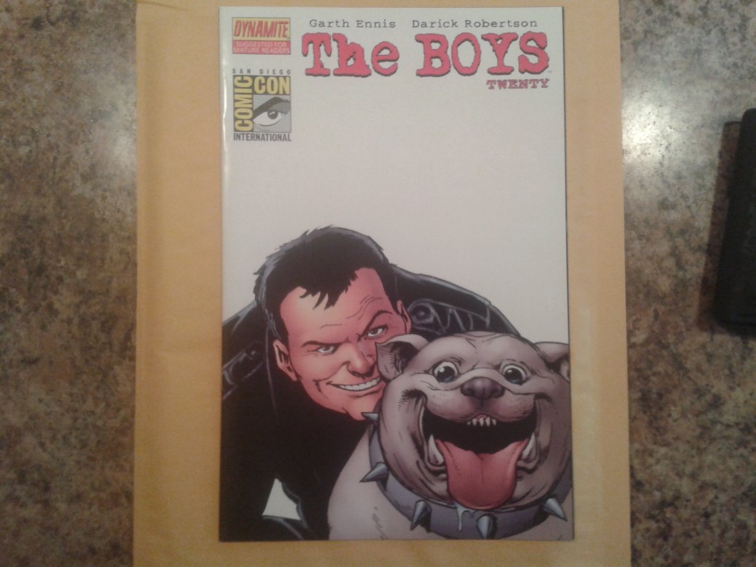 THE BOYS #20 SAN DIEGO COMIC CON 2008 VARIANT NMT GARTH (1 of 1)