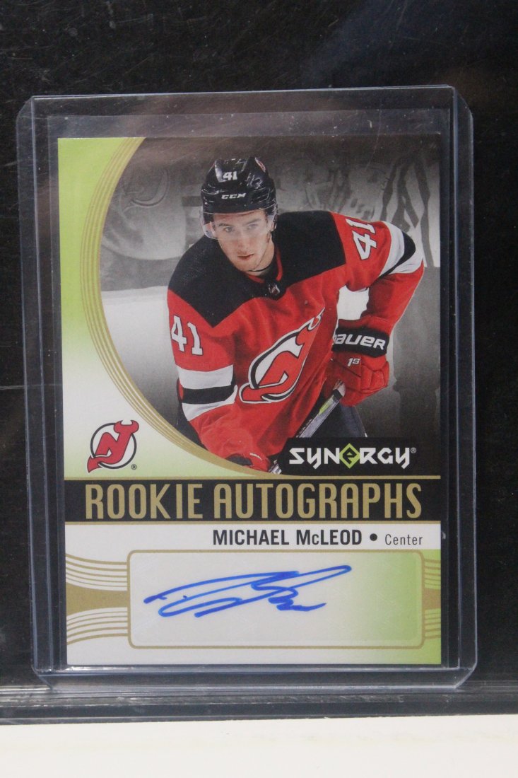 20-21 UD SYNERGY MICHAEL MCLEOD RC ROOKIE AUTOGRAPHS (1 of 2)