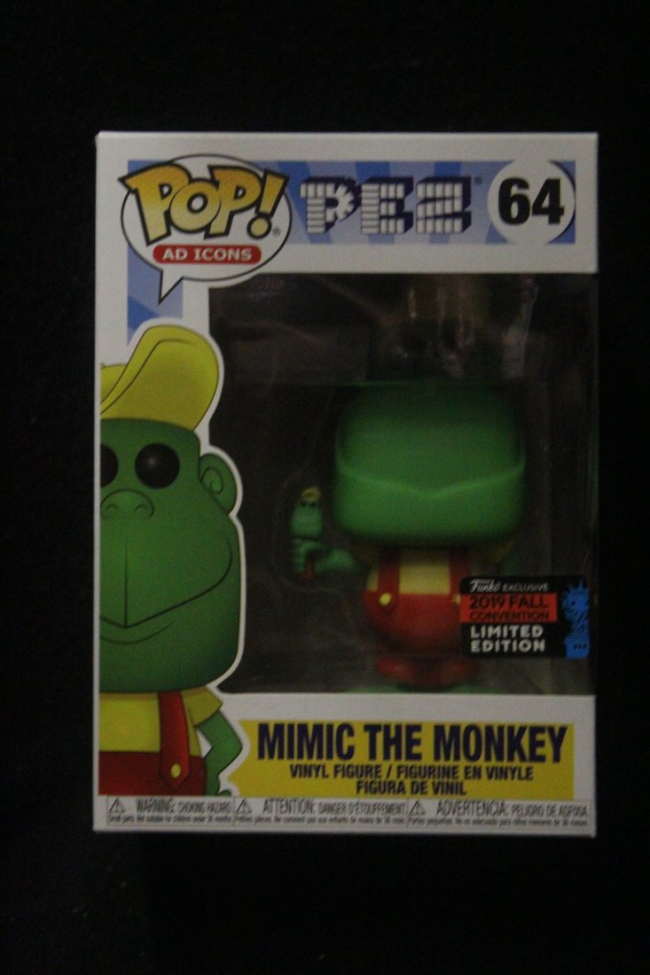 FUNKO POP PEZ MIMIC THE MONKEY 2019 FALL CON EXCL (1 of 2)