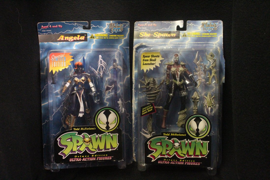 MCFARLANE SPAWN ANGELA & SHE-SPAWN ACTION FIGURES (1 of 3)
