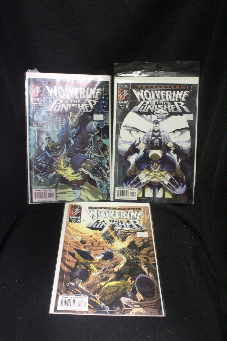 Wolverine The Punisher #1, 3, & 4 Lot of 3 Comics (1 of 4)