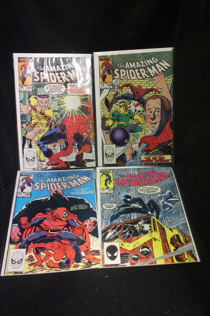 Amazing Spider-man #246, 248, 249, 254 Lot of 4 Comics (1 of 5)