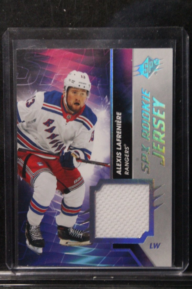 20-21 UD SPX ALEXIS LAFRENIERE RC JERSEY PATCH (1 of 2)