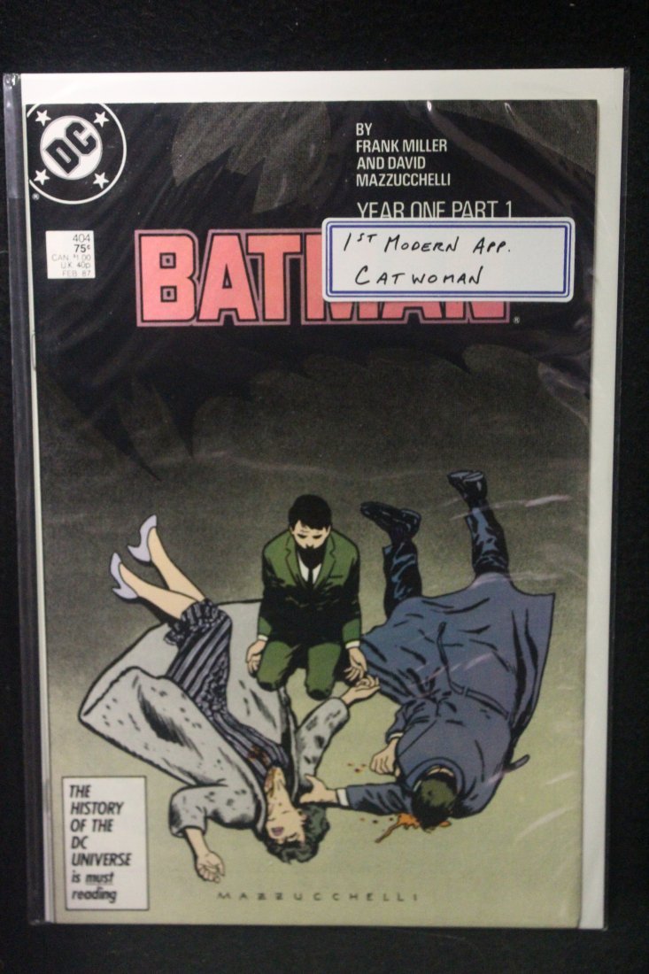 Batman #404 Year One Pt 1 1st App Modern Catwoman: Batman #404 Year One Pt 1 1st App Modern Catwoman