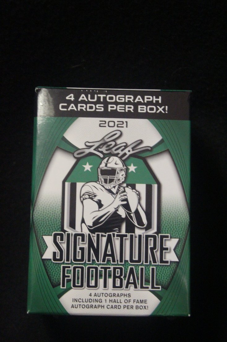 2021 LEAF SIGNATURE FOOTBALL BLASTER SEALED BOX (1 of 1)