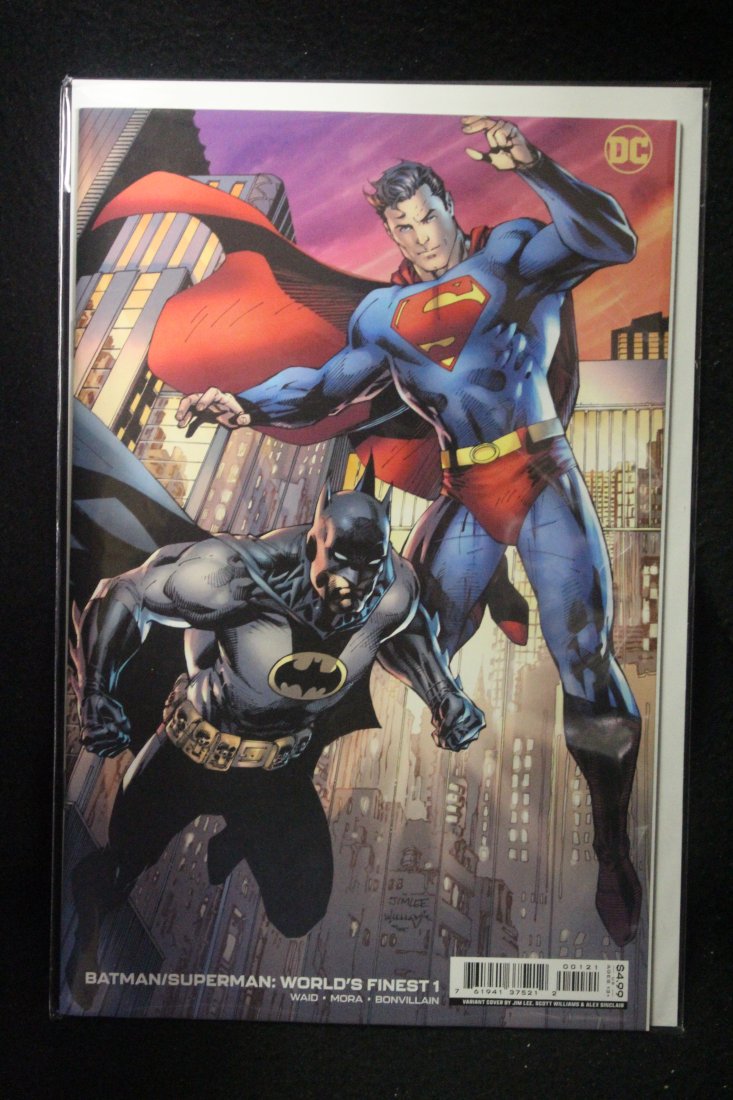BATMAN SUPERMAN WORLD'S FINEST #1 JIM LEE VARIANT COVER (1 of 1)