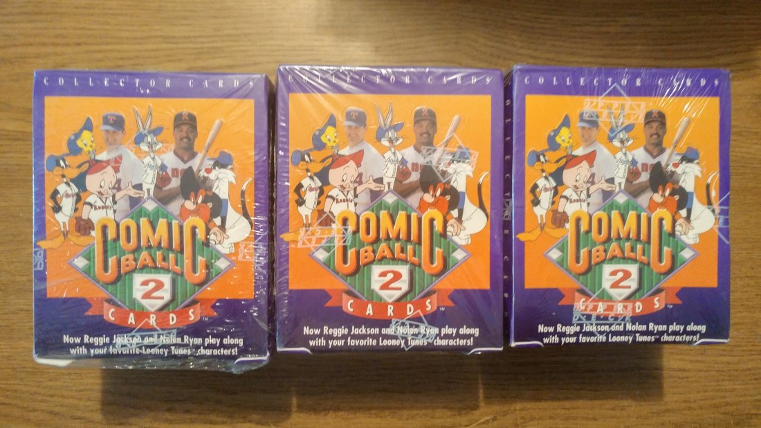 3x 1991 Upper Deck Comic Ball Series 2 Trading Card Sealed Boxes LOT OF 3 BOXES (1 of 1)