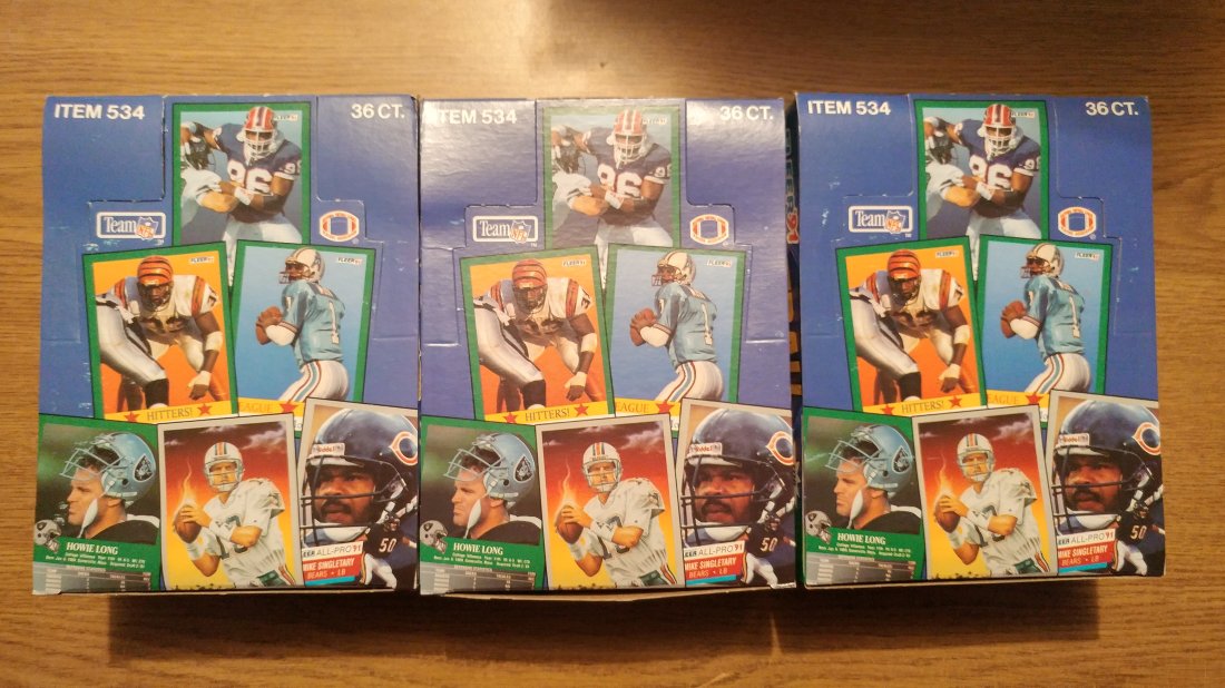 3 x 1991 FLEER NFL Football Trading Cards UNOPENED Boxes LOT OF 3 BOXES (1 of 1)