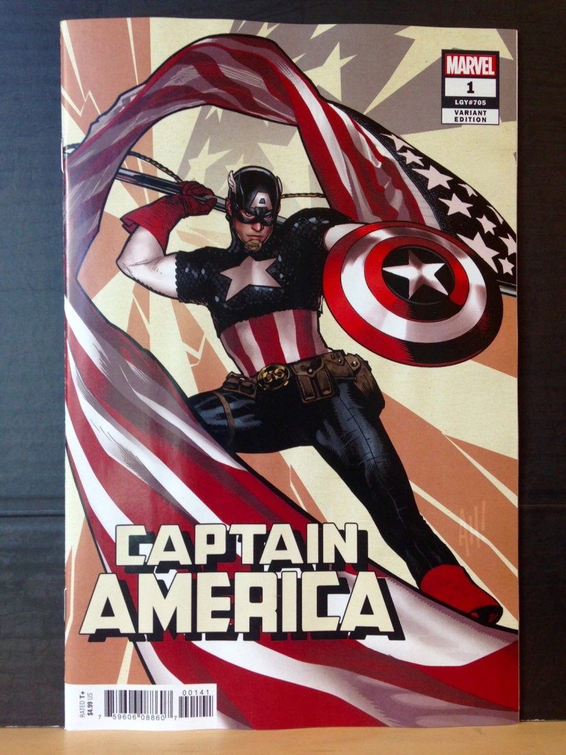CAPTAIN AMERICA #1 ADAM HUGHES VARIANT COVER (1 of 1)