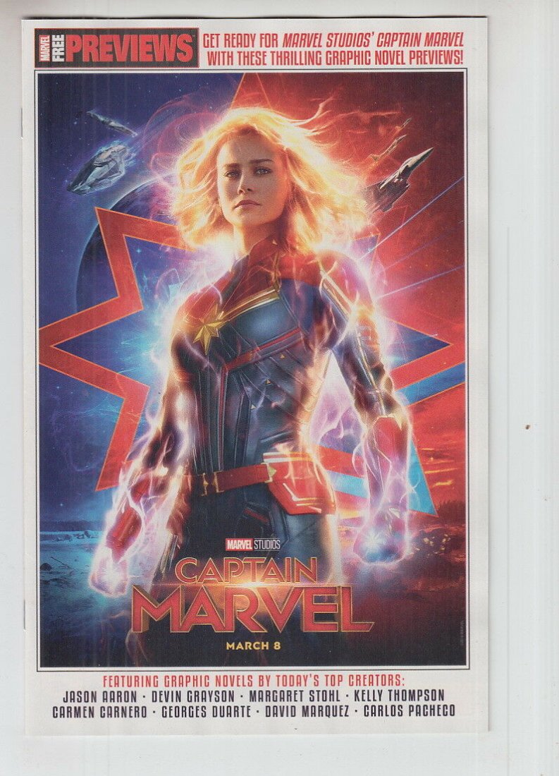 CAPTAIN MARVEL MOVIE PREVIEW COMIC RARE (1 of 1)