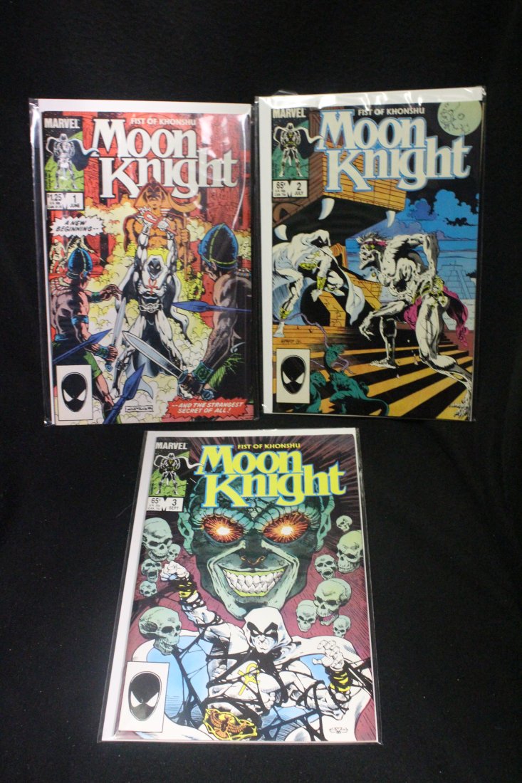 MOON KNIGHT FIST OF KHONSHU #1 TO #3 LOT OF 3 COMICS (1 of 4)