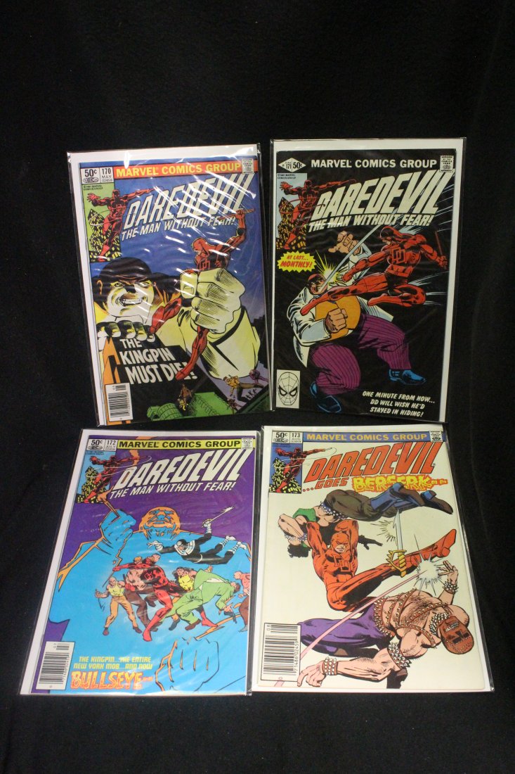 DAREDEVIL #170 TO #173 LOT OF 4 COMICS (1 of 5)