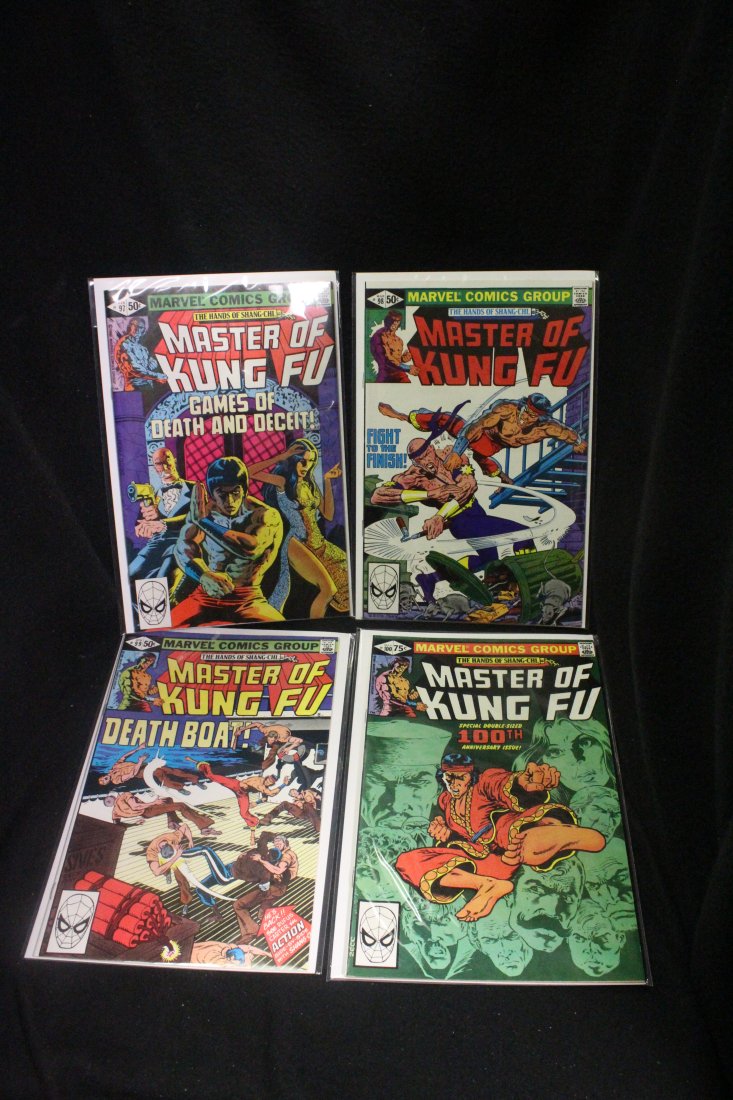 MASTER OF KUNG FU #97 TO #100 LOT OF 4 COMICS (1 of 5)