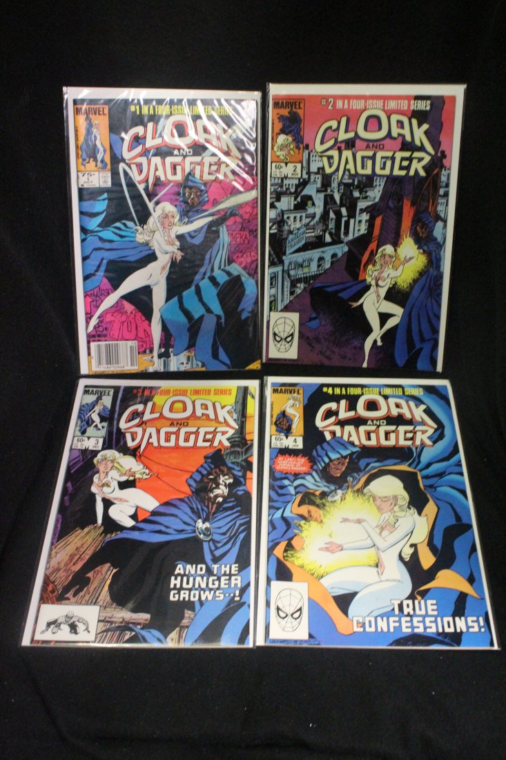 CLOAK AND DAGGER #1 TO #4 SET OF 4 COMICS (1 of 5)