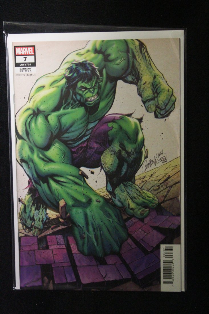 HULK #7 J SCOTT CAMPBELL VARIANT COVER: HULK #7 J SCOTT CAMPBELL VARIANT COVER