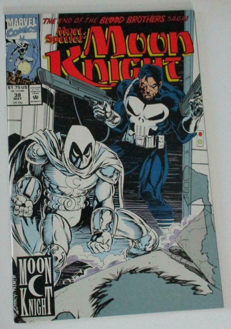Marc Spector Moon Knight #38 NMT 1992 Disney + PUNISHER 1ST PRINT MARVEL: Marc Spector Moon Knight #38 NMT 1992 Disney + PUNISHER 1ST PRINT MARVEL