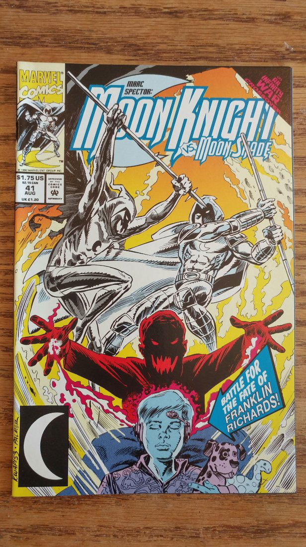 Marc Spector Moon Knight #41 NMT 1992 Disney + MOON SHADE 1ST PRINT MARVEL: Marc Spector Moon Knight #41 NMT 1992 Disney + MOON SHADE 1ST PRINT MARVEL