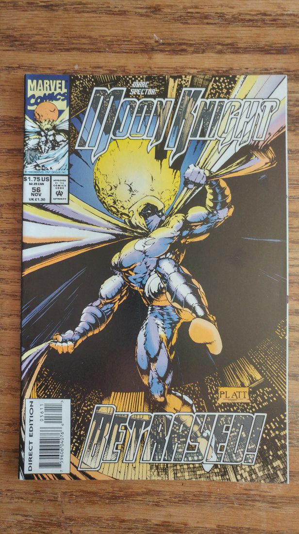 Marc Spector Moon Knight #56 NMT 1993 Disney + STEPHEN PLATT 1st Print Marvel: Marc Spector Moon Knight #56 NMT 1993 Disney + STEPHEN PLATT 1st Print Marvel