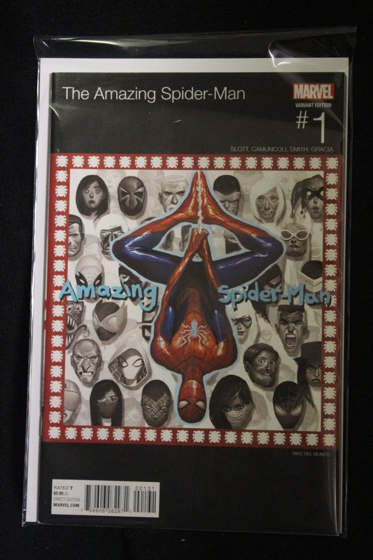 AMAZING SPIDER-MAN (2015) #1 DEL MUNDO VARIANT COVER (1 of 1)