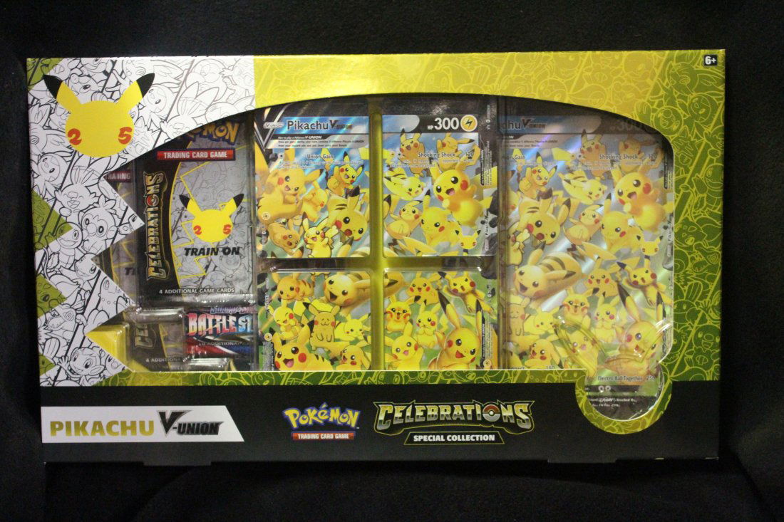 POKEMON CELEBRATIONS PIKACHU V-UNION SEALED UNOPENED (1 of 1)
