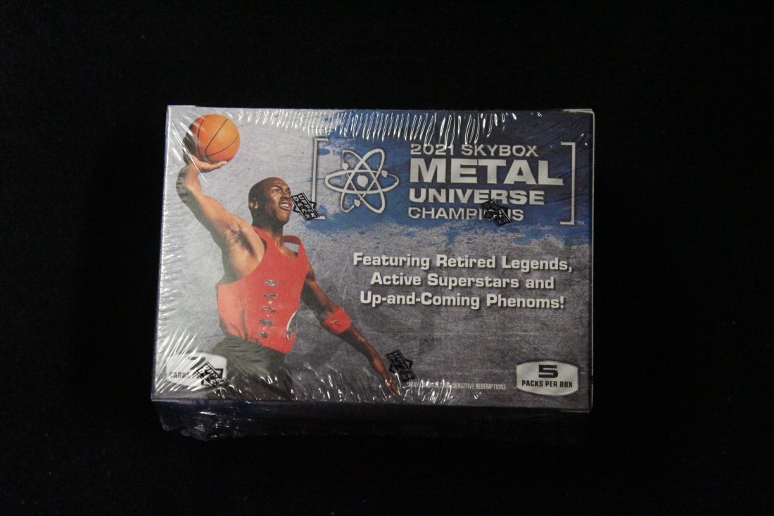 2021 UD SKYBOX METAL UNIVERSE BLASTER BOX SEALED UNOPENED: 2021 UD SKYBOX METAL UNIVERSE BLASTER BOX SEALED UNOPENED
