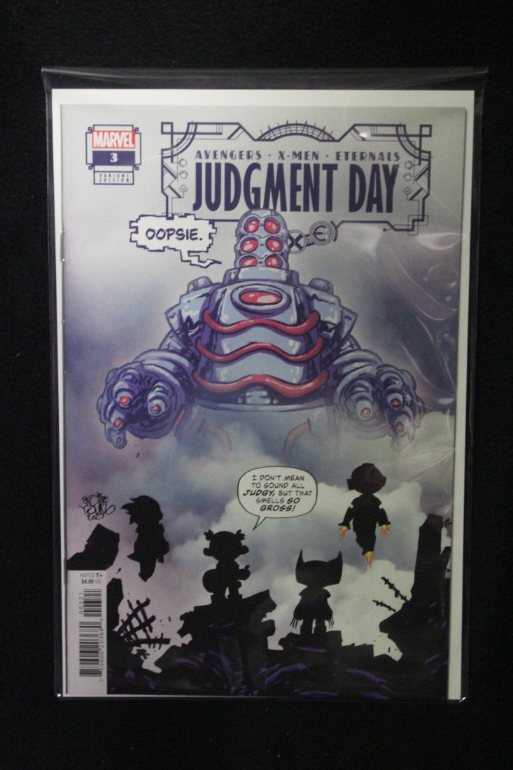 JUDGEMENT DAY #3 SCOTTIE YOUNG VARIANT COVER: JUDGEMENT DAY #3 SCOTTIE YOUNG VARIANT COVER