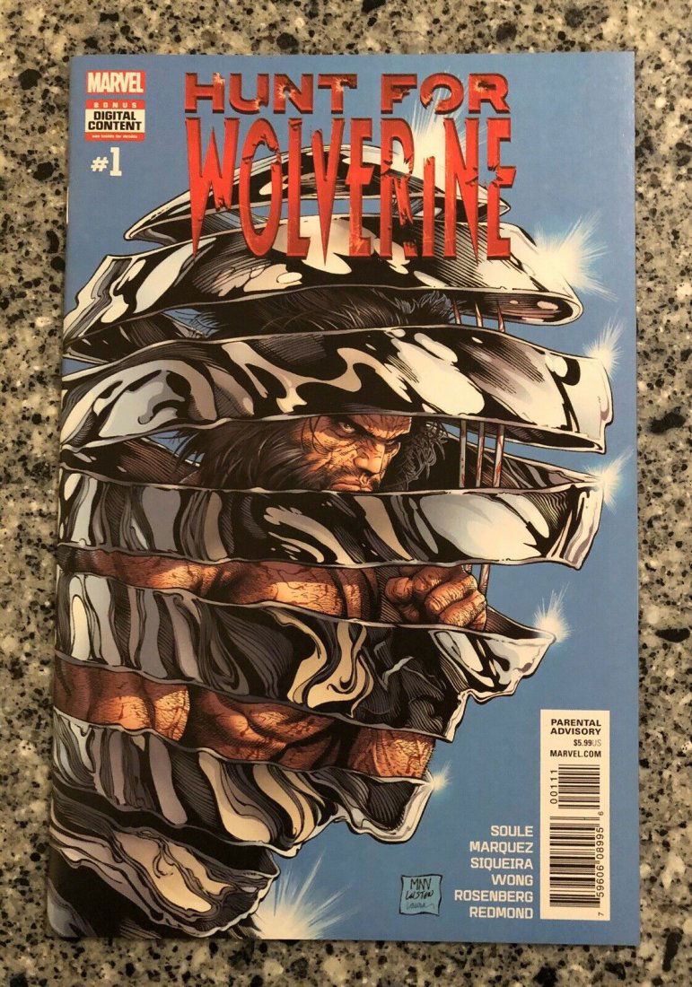 HUNT FOR WOLVERINE #1 STEVE MCNIVEN COVER CHARLES SOULE NMT 1ST PRNT MARVEL 2018 (1 of 1)