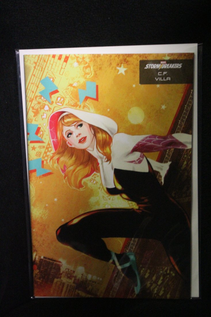 SPIDER-GWEN: SHADOW CLONES #1 VILLA VARIANT COVER (1 of 1)
