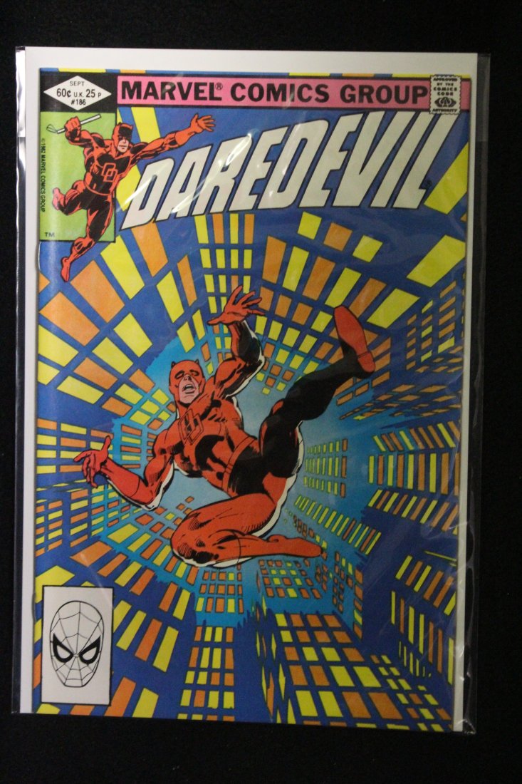 DAREDEVIL #186 FRANK MILLER ARTWORK (1 of 1)