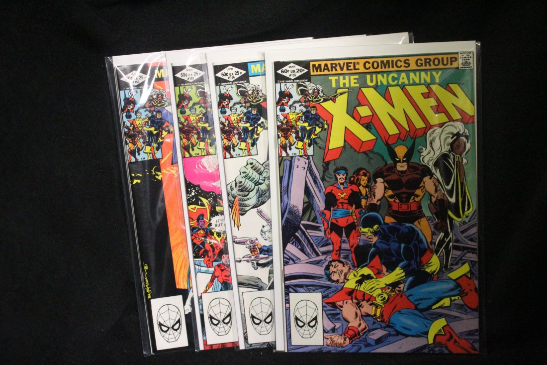 UNCANNY X-MEN #155, 156, 157 & 159  LOT OF 4 COMICS (1 of 1)