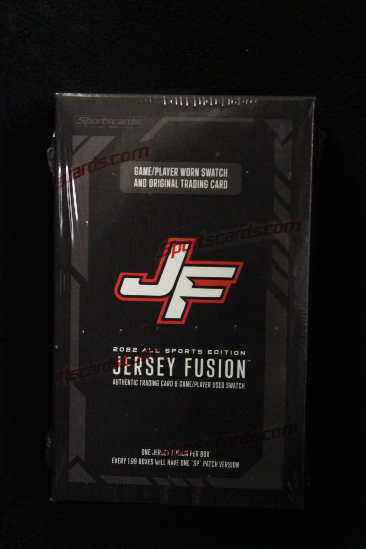 JERSEY FUSION ALL SPORTS EDITION BOX SEALED UNOPENED: JERSEY FUSION ALL SPORTS EDITION BOX SEALED UNOPENEDEvery Jersey Fusion combines a custom archival acrylic insert featuring a swatch from the player featured in the accompanied original trading card.