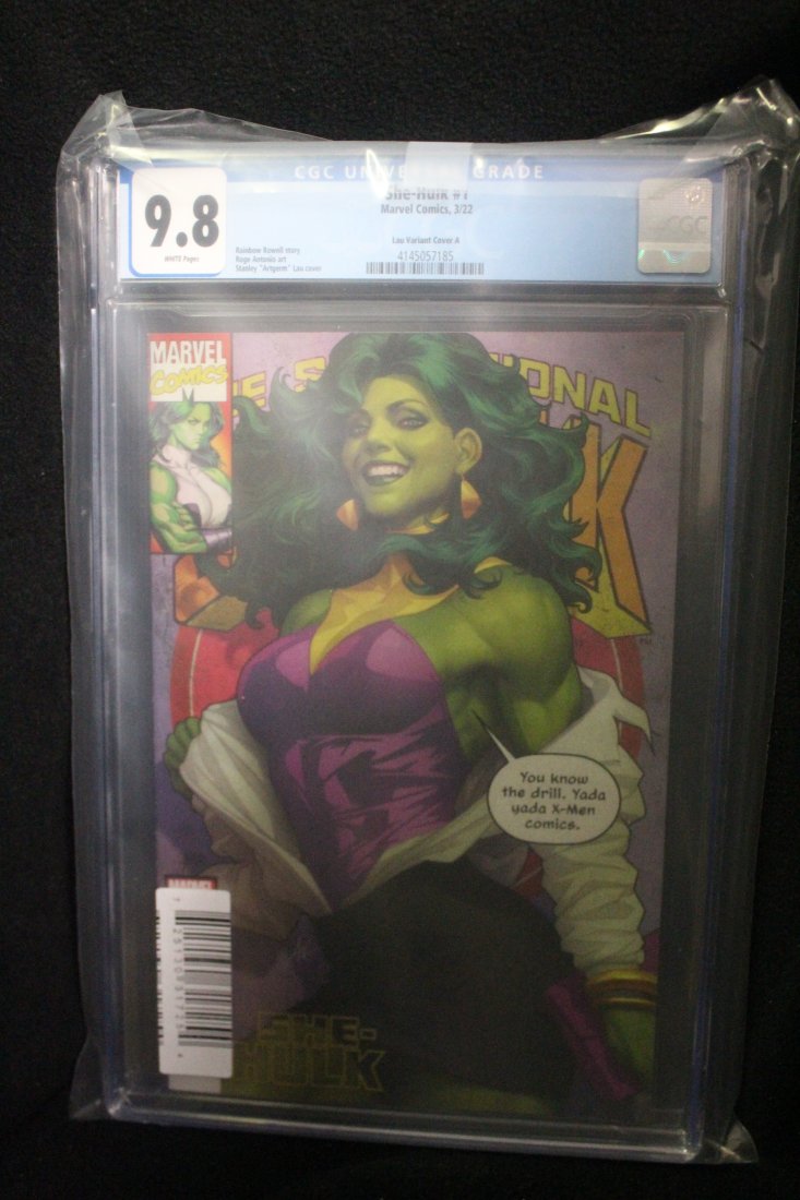 SHE HULK (2022) #1 ARTGERM VARIANT COVER CGC 9.8 (1 of 3)