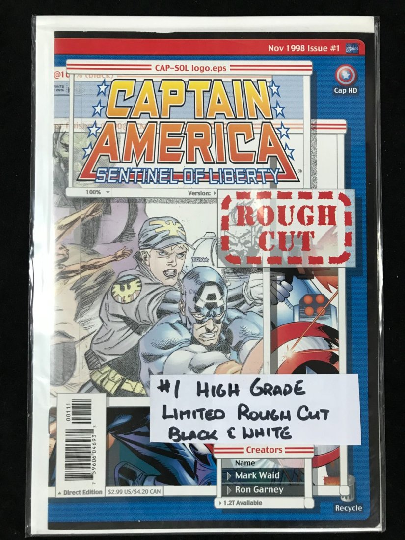 CAPTAIN AMERICA SENTINAL OF LIBERTY #1 ROUGH CUT: CAPTAIN AMERICA SENTINAL OF LIBERTY #1 ROUGH CUT
