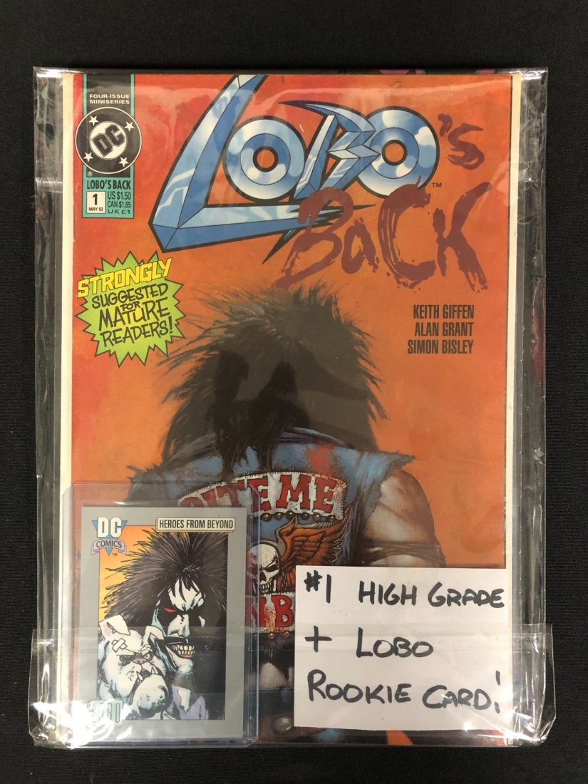 LOBO #1 + ROOKIE CARD COMBO NMT: LOBO #1 + ROOKIE CARD COMBO NMT