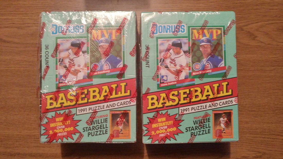2 X 1991 DONRUSS Baseball SERIES 2 UNOPENED SEALED Boxes LOT OF 2 BOXES (1 of 1)