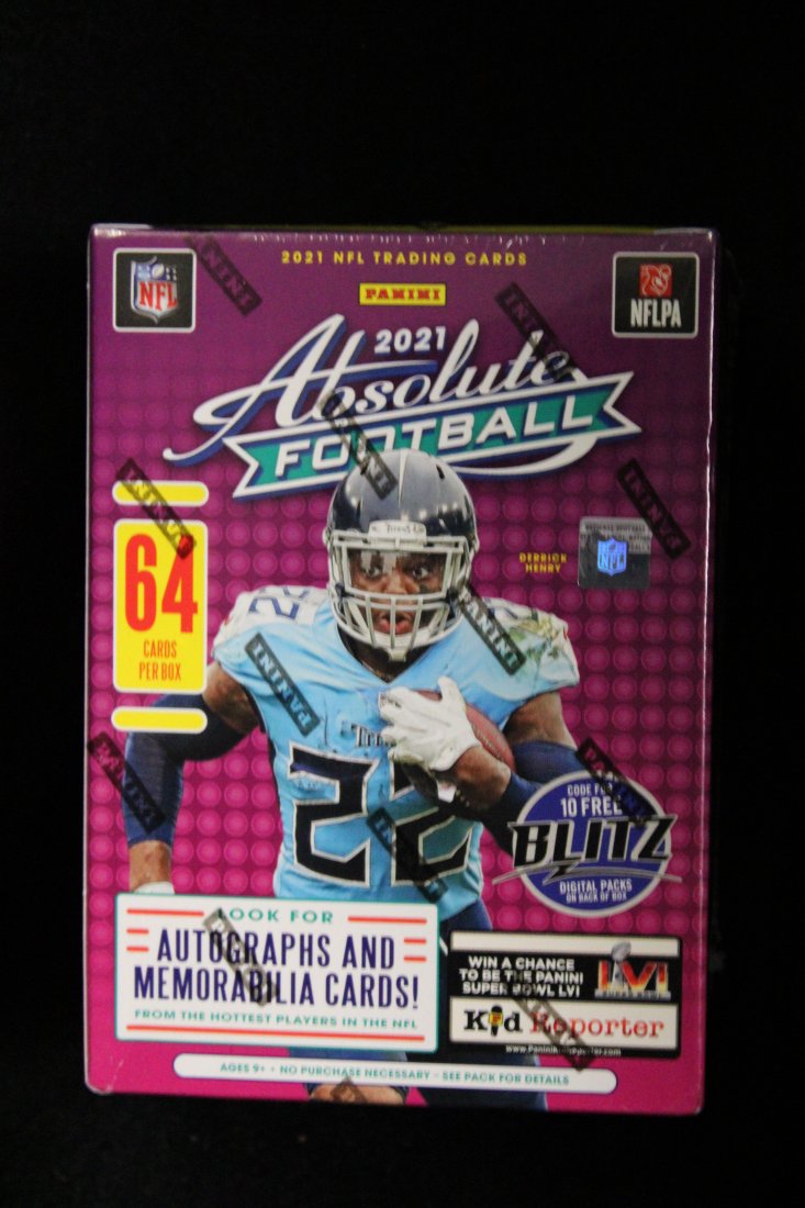 2021 PANINI ABSOLUTE FOOTBALL BLASTER BOX SEALED UNOPENED (1 of 1)