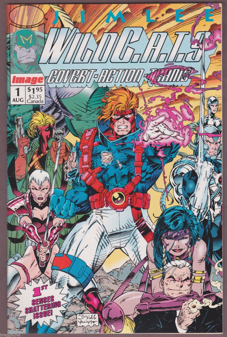 WILDCATS #1 TRADING CARD INSIDE 1ST PRINT JIM LEE 1ST APPEARANCE 1992 IMAGE (1 of 1)
