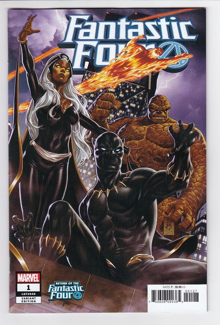 FANTASTIC FOUR #1 MARK BROOKS VARIANT COVER  1ST PRNT MARVEL 2018 (1 of 1)