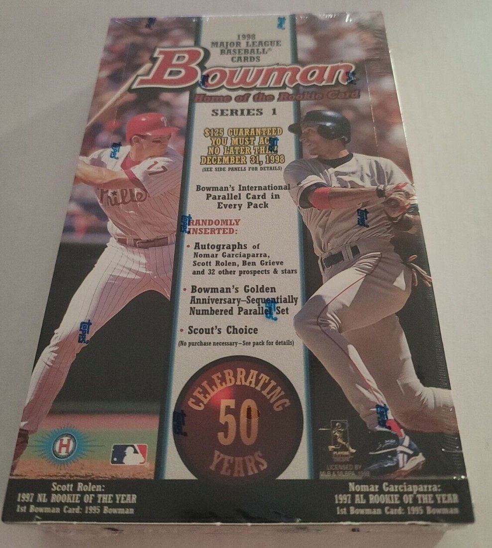 1998 Bowman Baseball Series 1 Hobby 24 Pack Box  SEALED (1 of 1)