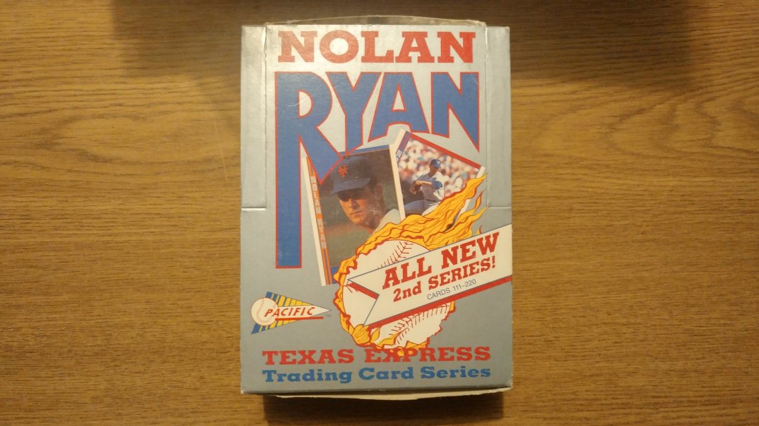 1992 Pacific Nolan Ryan Texas Express Trading Baseball Cards Box Series 2 (1 of 1)