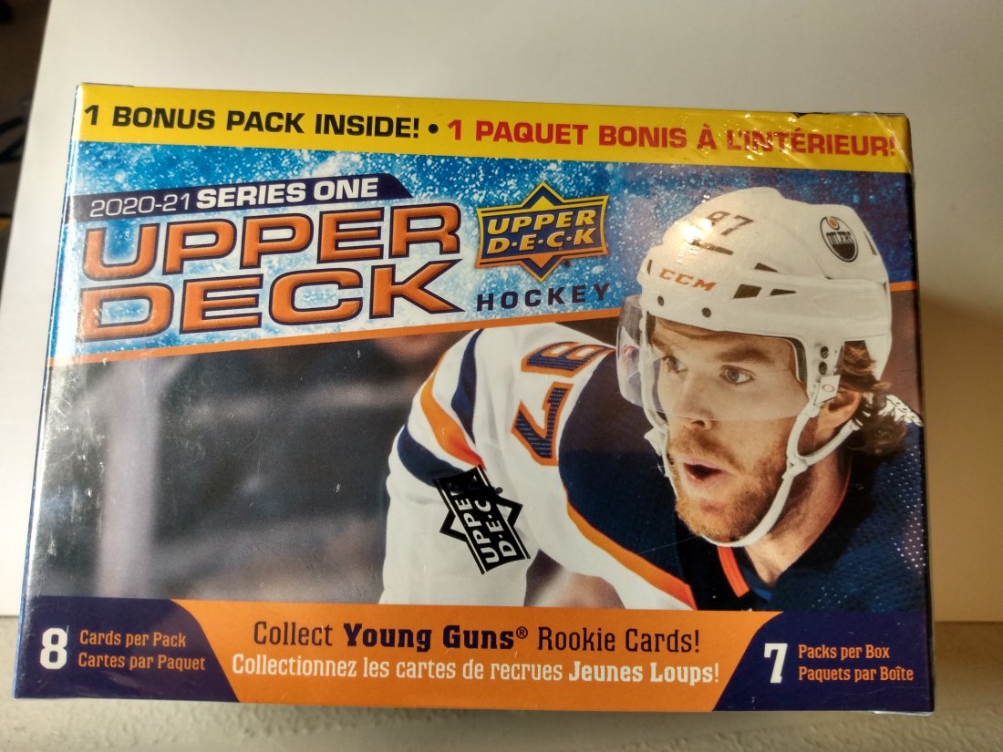 UPPER DECK SERIES 1 HOCKEY 20/21 BLASTER BOX SEALED UNOPENED (1 of 1)