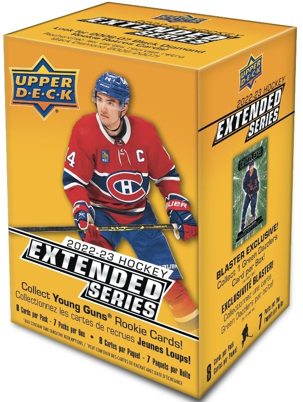 UPPER DECK EXTENDED SERIES 22/23 BLASTER BOX SEALED UNOPENED (1 of 1)
