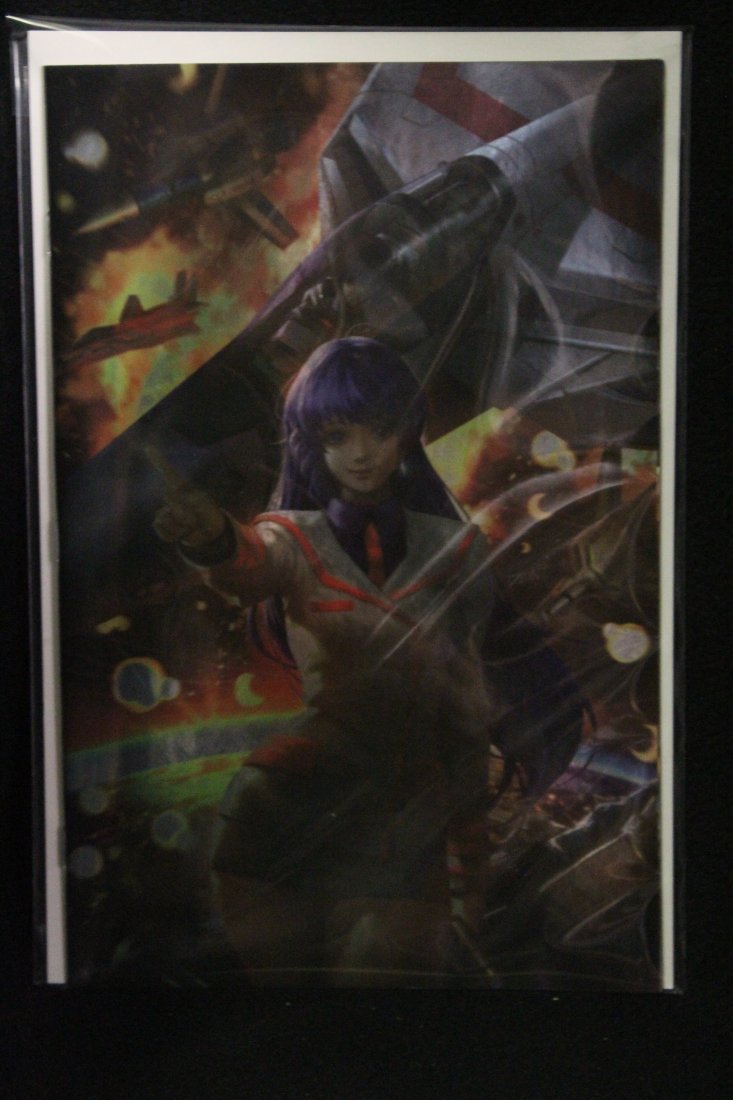 ROBOTECH RICK HUNTER #1 FOIL COVER TITAN COMICS (1 of 1)